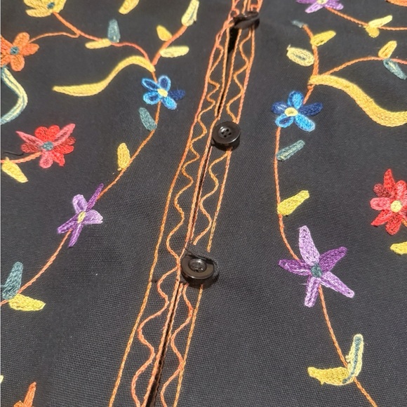 Vintage Embroidered floral Jacket - Picture 6 of 6